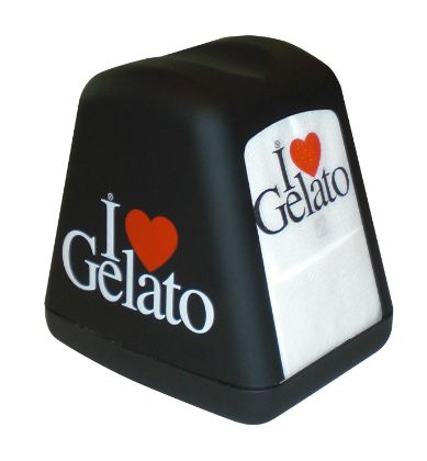 Obrázek ZÁSOBNÍK NA UBROUSKY I LOVE GELATO